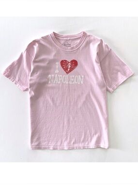 Vintage Napoleon Dynamite Rare I Heart Napoleon Pink T-Shirt Y2K Unisex XL